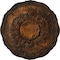 Ekena Millwork Cornelia Ceiling Medallion (Fits Canopies up to 4"), Hand-Painted Rust, 22 1/2"OD x 1 1/2"P CM22CNRUS - alternate 1
